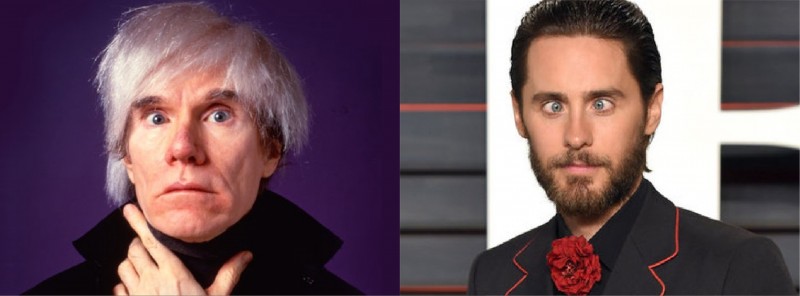 Andy Warhol y Jared Leto